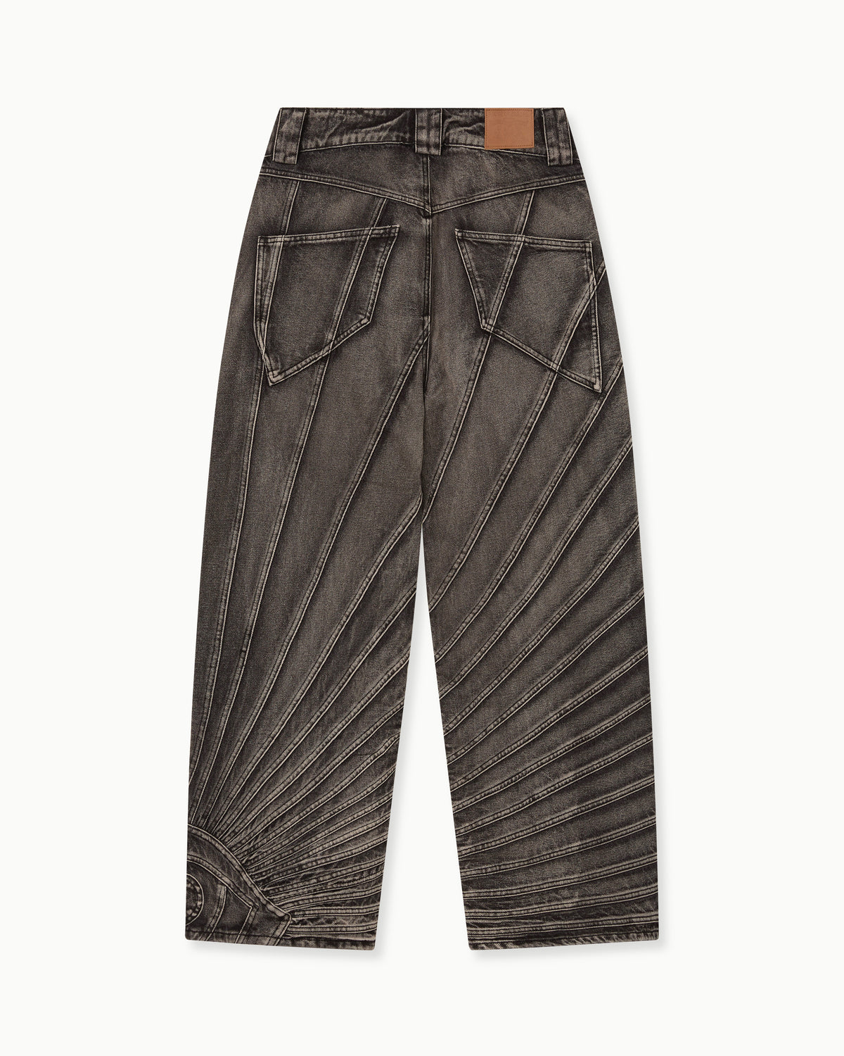 ALL-SEEING JEANS IN WASHED BLACK